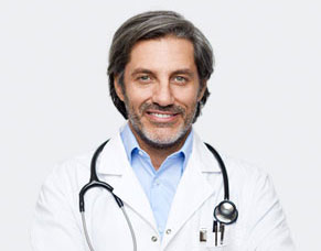 A doctor with a stethoscope