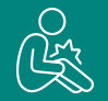 Knee pain icon